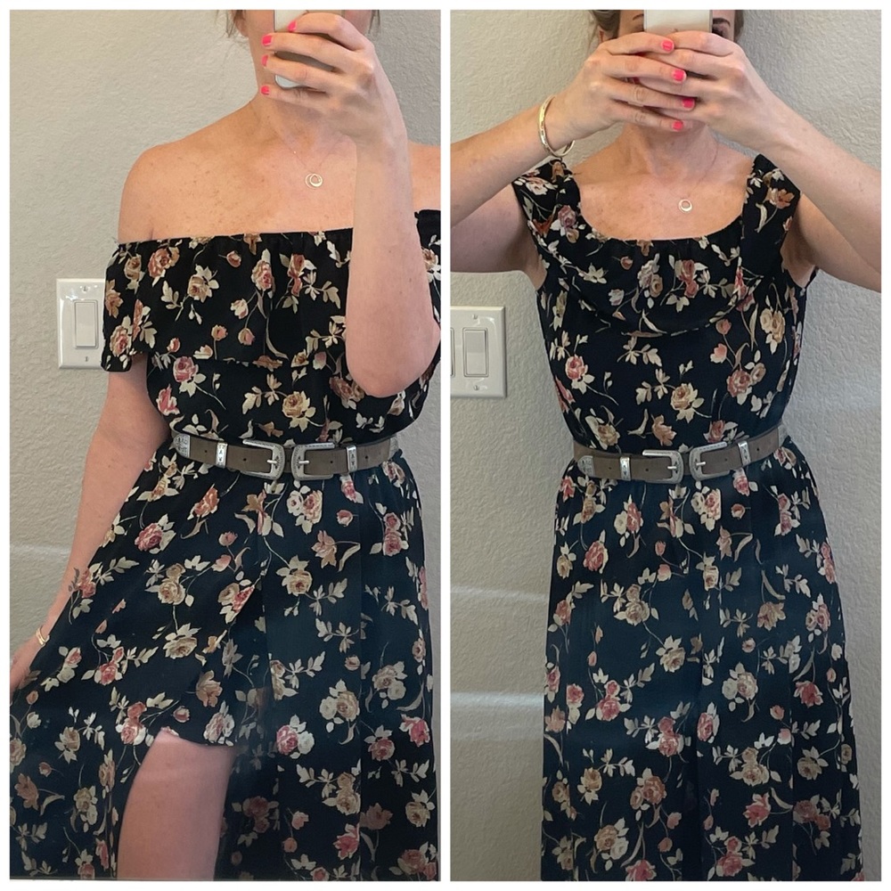 Boho Style off the Shoulder Romper